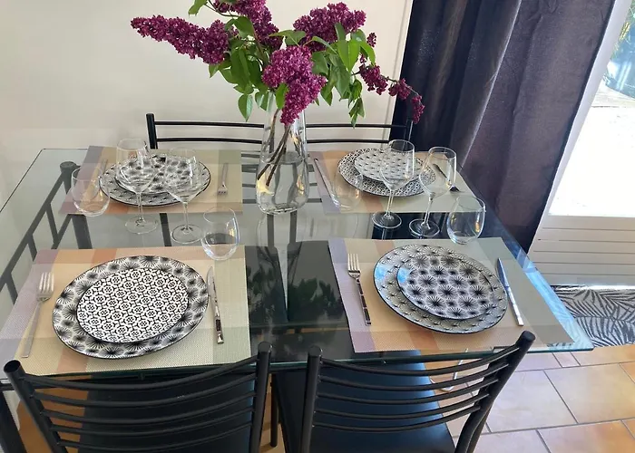 Studio avec grande terrasse et jardin privatif au Pyla